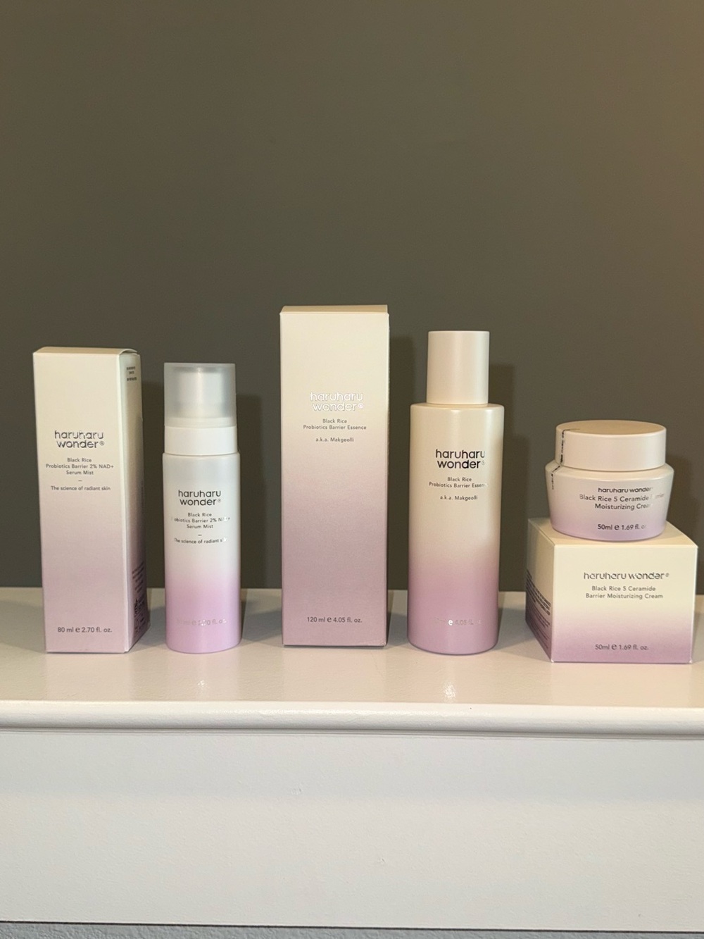 Haruharu Wonder Skincare Line